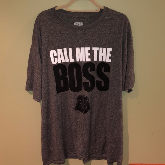 Star Wars Other - NWOT Men’s Star Wars Call Me The Boss Shirt